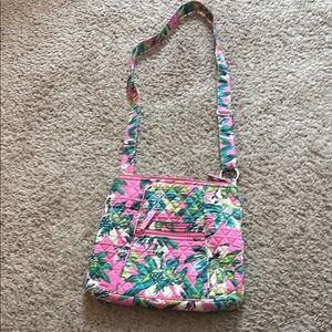 Vera Bradley Pink Floral Crossbody Bag